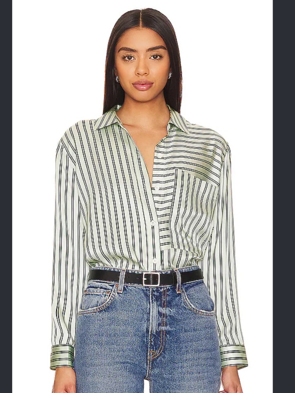 NWT Rails Eden Shirt in Spencer Stripe โ Womenโs Size Medium